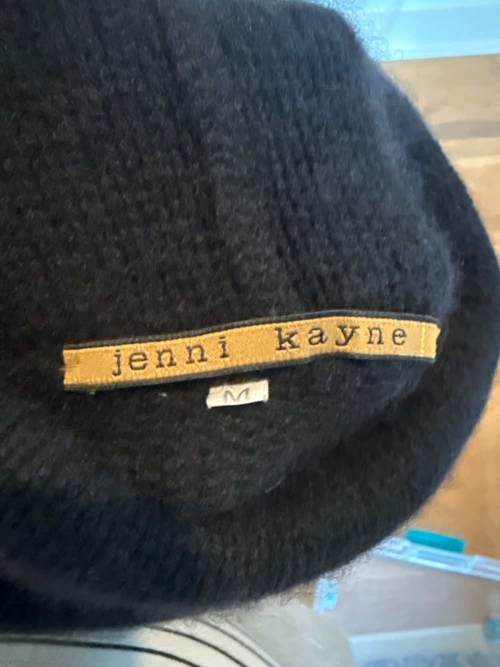 Jenni Kayne Cropped Black Cashmere Turtleneck Sweater